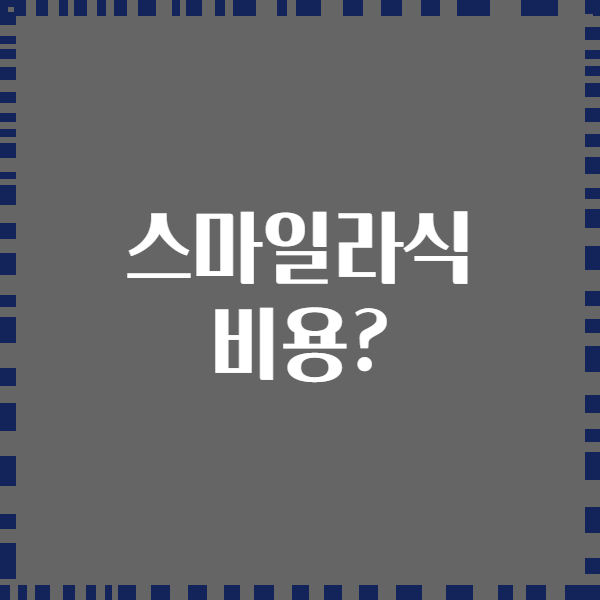 스마일라식 비용?