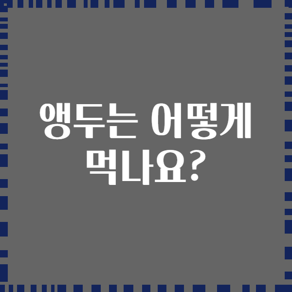 앵두는 어떻게 먹나요?